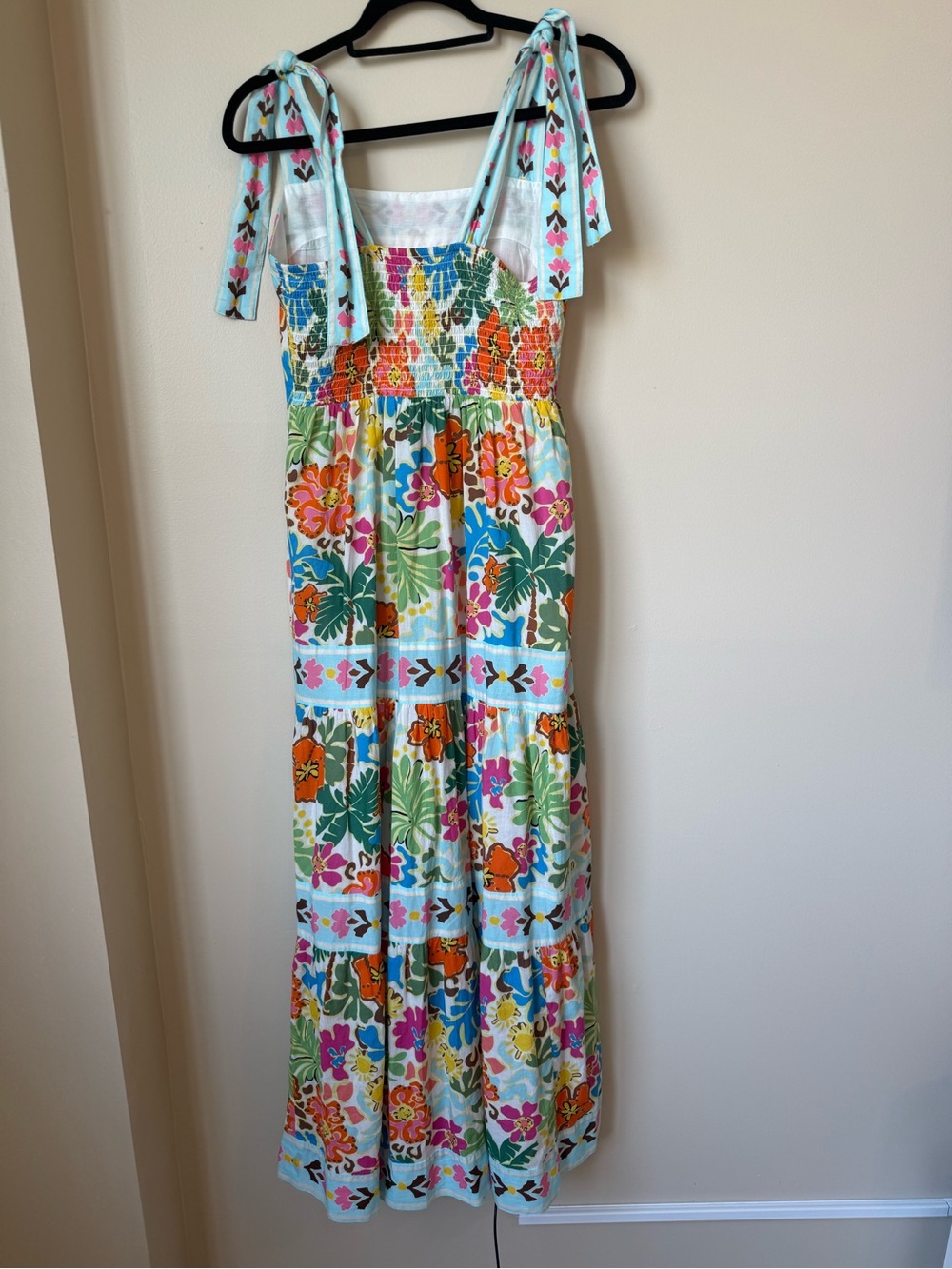 Beach Riot Charlotte Colorful Floral Maxi Dress Size Medium - Picture 6 of 14
